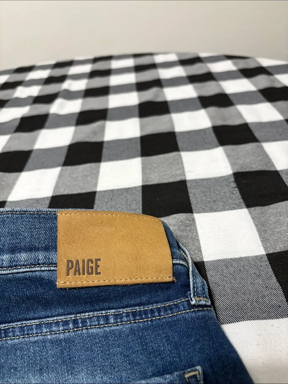 PAIGE Transcend Federal Slim Straight Jean Milburn Blue Men's 33 x 30 Stretch